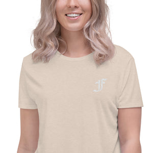 F | Cropped Flowy Tee (Many Colors Available)